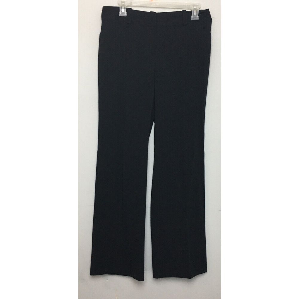Nine & Co by Nine West Black Straight Leg Pants Size 8 Womens Business Casual